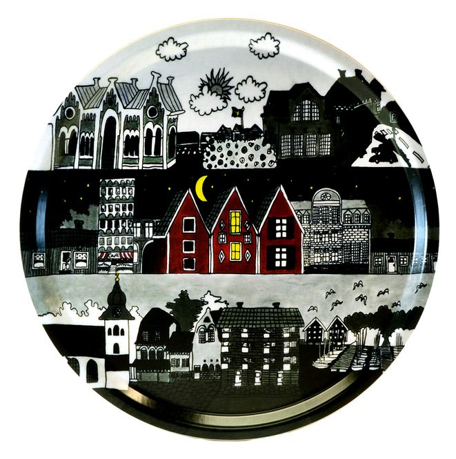 Huvudbild Hudiksvallsbricka Skymning 38cm/46cm